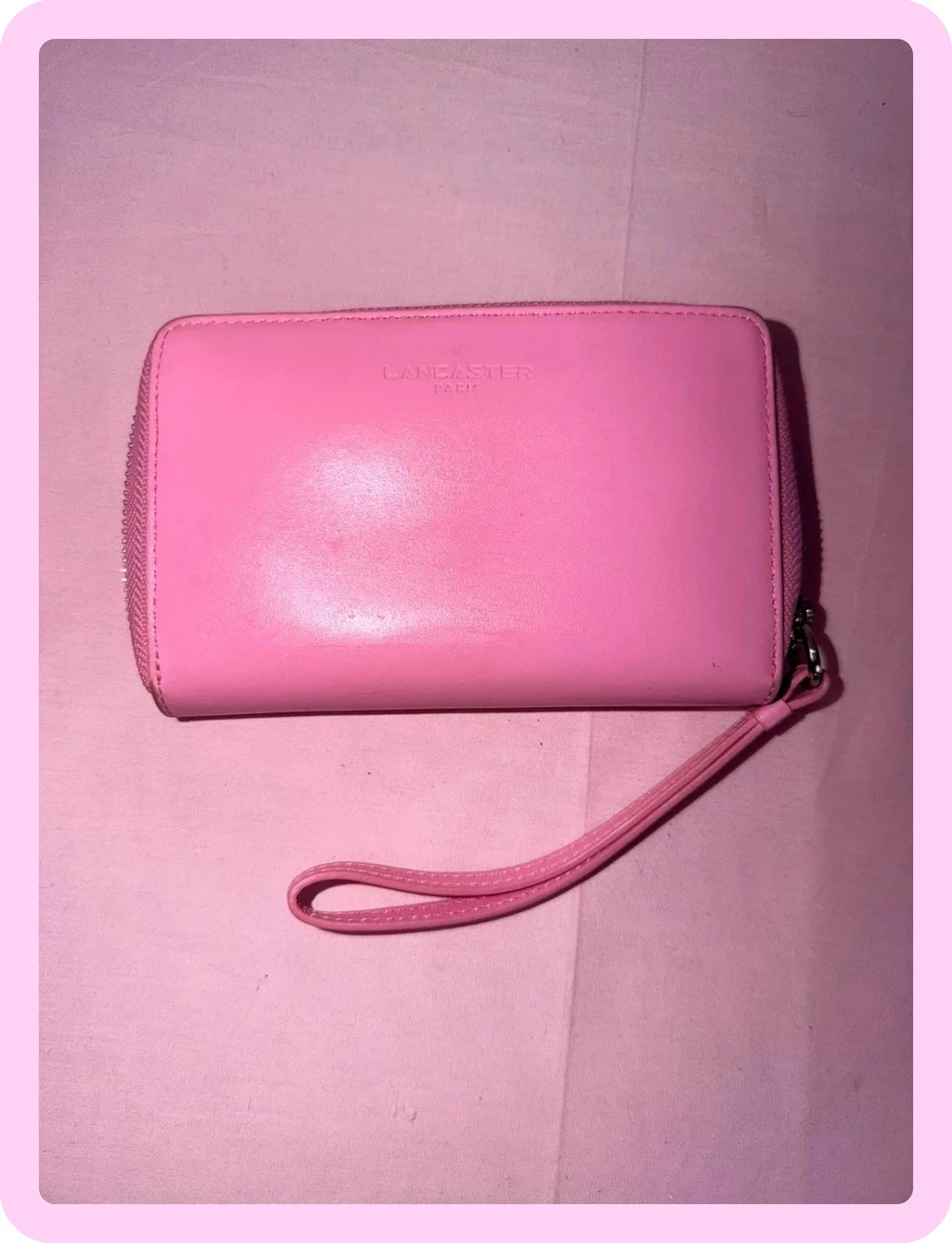 Porte-monnaie, rose Lancaster propre